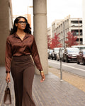 Prestige | Wide-Leg Trouser (Brown)